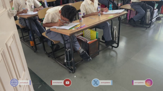 34 - Std 1 to 6 Enjoying Art Workshop on 78th Independence Day