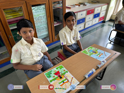 96---Std-1-to-6-Enjoying-Art-Workshop-on-78th-Independence-Day-