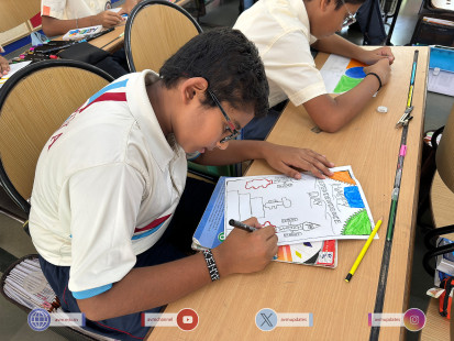 107---Std-1-to-6-Enjoying-Art-Workshop-on-78th-Independence-Day-